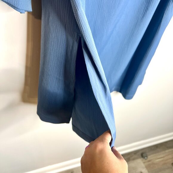 J. Jill WearEver Collection Easy Care Long-Lined Split-Hem Tunic Top Oversize XL - Picture 3 of 5